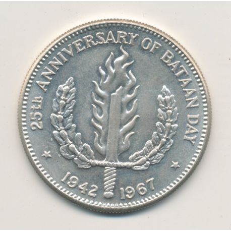 Philippines - 1 Peso - 1967 - argent