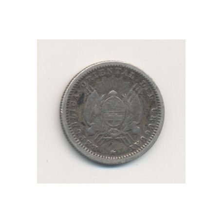 Uruguay - 10 centesimos - 1877 A