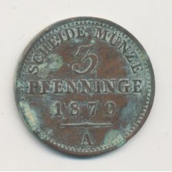 Allemagne - Prusse - 3 Pfennig - 1870 A