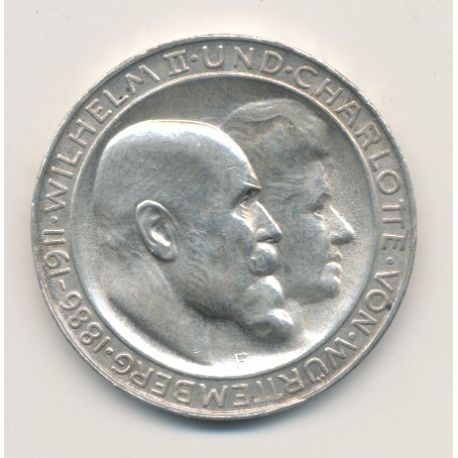 Allemagne - Wurtemberg - 3 Marks - 1911 F